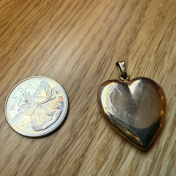 Large Antique Gold Filled Locket - Picture 5 of 5